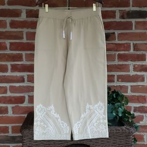 HP🦋NWT Soft Surroundings HandBead Embroidery Crop